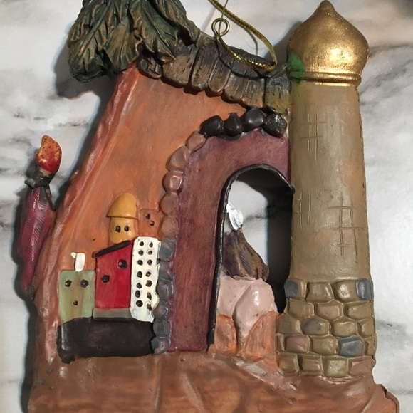 Hand-Painted Nativity Scene Ornament - Picture 2 of 2